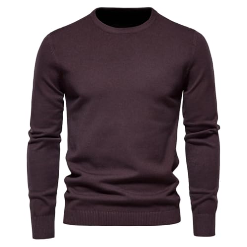 Men V-Neck Wool Sweater Long Sleeve Knit Pullover Casual Social Business Style3