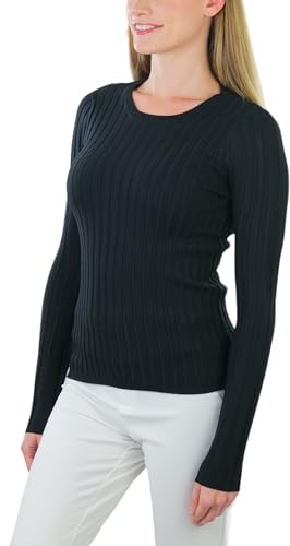 Image of ToBeInStyle Women's Classic Long Sleeve V-Neck Pullover Sweater