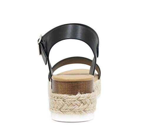 Soda Clip womens Espadrille Wedge Sandal