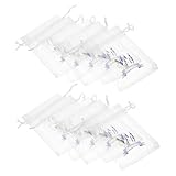 Utilisation polyvalente : ces conviennent pour stocker une variété d'articles, y compris des séchées, de petits accessoires et plus , vous aidant à rester organisé, sachets, petits souples en organza