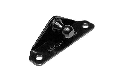 10Mm Ball-Stud Mounting Brackets (Pack Of 4) Low Profile - Gas Strut Lift Support Fittings (Black Powder-Coated Over Zinc-Plating) Rt-60-00001-4 #TOP1