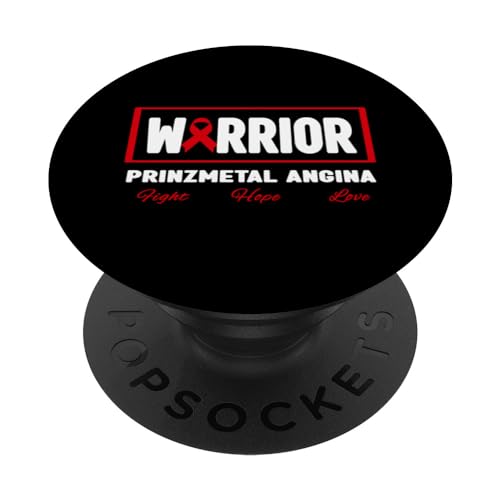 Prinzmetal Angina Warrior - Prinzmetal Angina Concientización PopSockets PopGrip Intercambiable