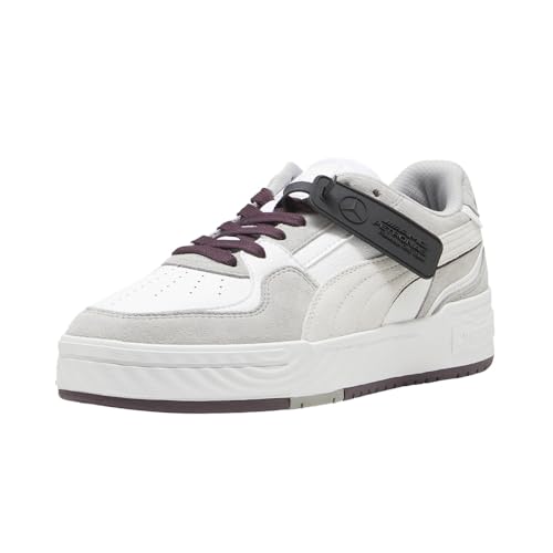 Image of Puma Men's Mercedes AMG Petronas F1 CA Pro Crush, Puma White- Team Silver, 11.5