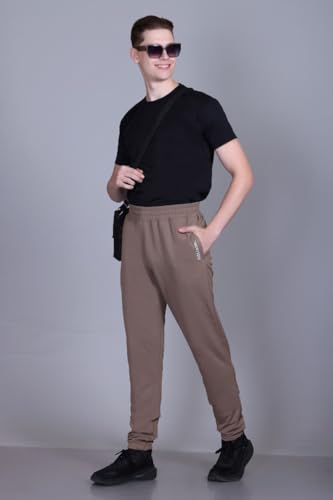Image of FYLTR Men's Casual Joggers - Elasticated Waist with Drawstring | Solid Color | Trackpants for Men