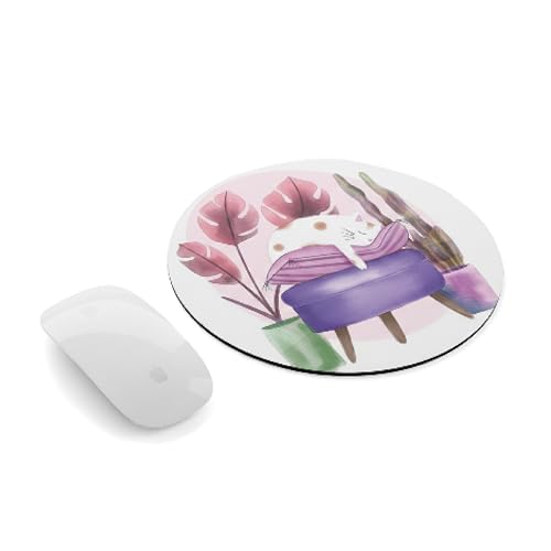 Image of Premium Non-Slip Mouse Pad for Office, Home & Gaming | Smooth Surface for Optical & Laser Mice | Durable Anti-Skid Rubber Base | Precision Tracking | Modern Design Print | Standard Size