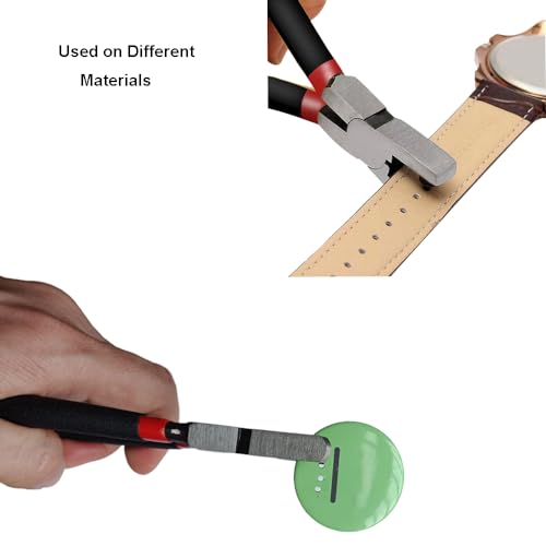 image for PANSHIYON Sheet Metal Hole Punch,2mm Heavy Duty Hand Held Sheet Metal 