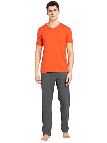 Image of Jockey 2726 Men's Super Combed Cotton Rich Solid V Neck Half Sleeve T-Shirt