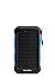 KaruSale Solar Power Bank Portable Charger 50000mah Battery Pack QC3.0 Fast Charging 20W 2 USB Waterproof Camping Travel External Backup Phone for iPhone, for Samsung, Android Black & Blue