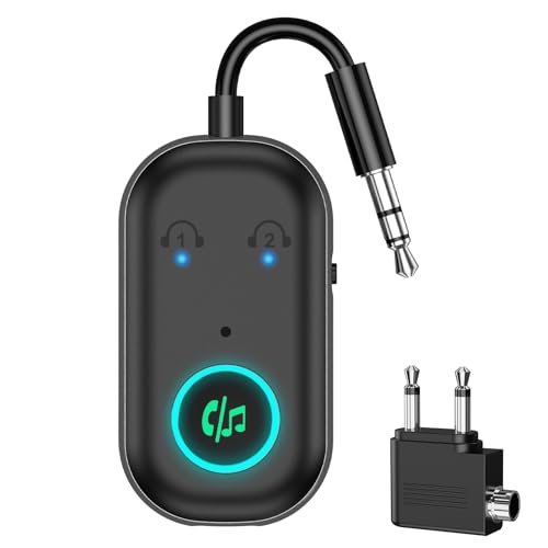 ORIA Adattatore Bluetooth, trasmettitore ricevitore Bluetooth 5.3, adattatore audio wireless