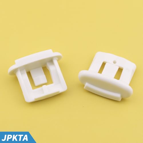 Dishwasher Upper Rack Slide End Cap Stop Clip Replacement for GE Hotpoint Kenmore - 2 Pack WD12X10304 by JPKTA
