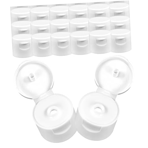 EXCEART 30個 スポーツボトルキャップ 牙蝶形密封リッド 漏れ防止設計 運動用水筒対応 交換用ボトルキャップ 水筒の蓋替えに