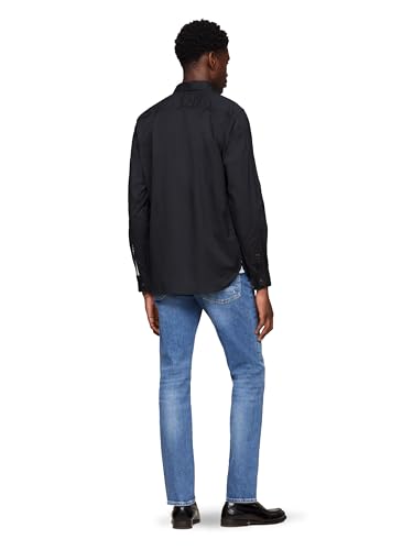 Tommy Hilfiger Long Sleeve Poplin Regular Fit, Men's Button Down Shirts, Also Available in Big and Tall4