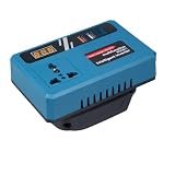Batteria inverter da 18 V 21 V a CA 180 V-220 V 150 W Stazione di alimentazione inverter a onda modificata con display LCD per batteria da campeggio all'aperto