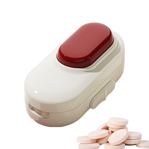 Cortador De Pastillas Pequeño,Divisor De Tabletas En Cuartos | Divisor De Medicamentos,Para Mujeres Y Hombres Adultos Y Ancianos Para Escuela Trabajo Y Viaje