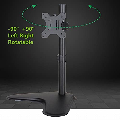 SIMPLETEK Supporto Base Braccio da Tavolo SCRIVANIA Stand Staffa Universale per TV E Monitor Fino A 8KG da 13" A 32" Regolabile in Altezza con Attacco VESA 75 100 75X75 100X100 in Alluminio