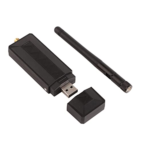 Dilwe AR9271 USB Adapter, NetCard Detachable 2DBI Antenna Adapter for TV/PC Desktop Laptop