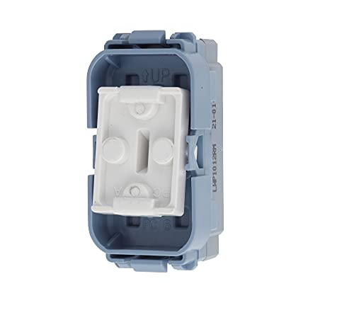 Schneider Electric Lisse Weatherproof 1gang retractive switch module 10AX - LWP1012RM, Blue, Intermediate - Image 2