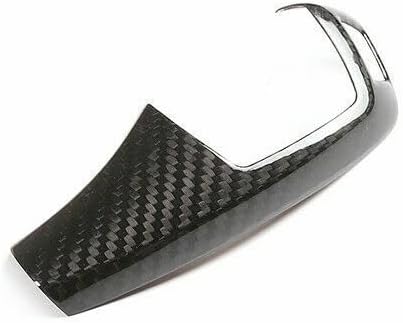 100% Real Dry Carbon Fiber Gear Shift Knob Cover Fit for BMW 5 Series E60 (08-10) X5 X6 E70 E71