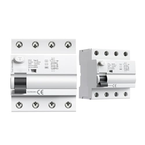 Interrupteur différentiel RCCB Type B 2P 40A 30mA pour tableau électrique - 3