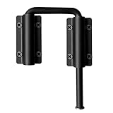 SKKKBA Patio Sliding Door Loop Lock,2.36in Sliding Glass Door Lock Latch,Security Lock for Screen Door,Animal enclosure door latch,Sliding Patio Door Security Lock to Enhance Home Safety (black 1 pcs)