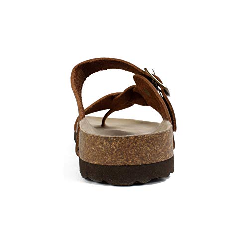 Image of WHITE MOUNTAIN Women's Crawford Signature Comfort Molded Footbed Braided Sandal