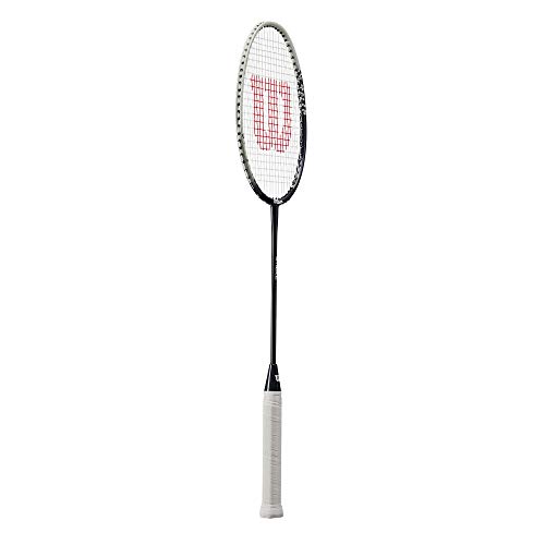 Wilson Wr041910H2 Strike Badminton Racquet (Pre-Strung), Black/Gray #TOP1