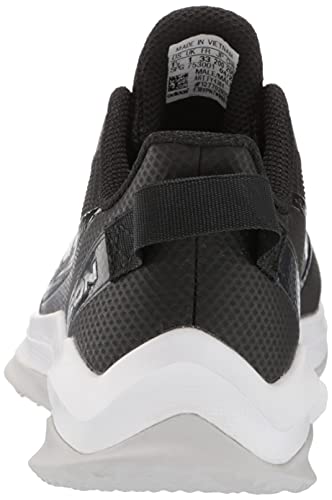 Adidas Boy's Icon 7 Turf Baseball Shoe, Black/Silver Metallic/Silver Metallic, 1.5 Little Kid #TOP2