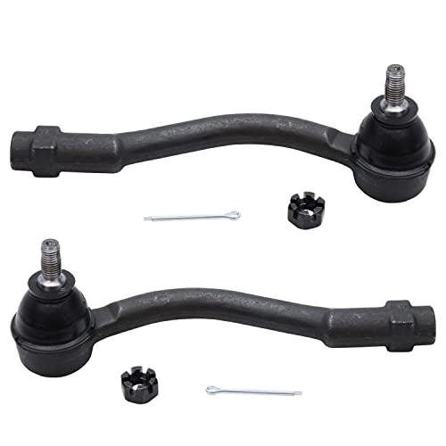 Image of Detroit Axle - Front End Suspension Kit for 2006-2011 Kia Rio Rio5, 2 Lower Control Arms 2 Lower Ball Joints 2 Sway Bar End Links 2 Outer Tie Rods 2007 2008 2009 2010 Replacement