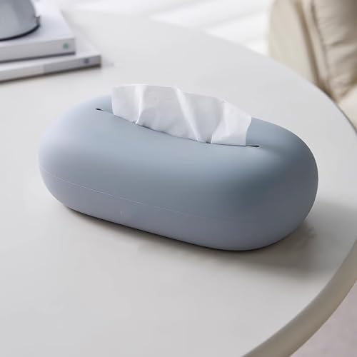 Creative Silicone Tissue Box Cover Anti-Fall Napkin Dispenser for Kleenex Cube Decorative Office Living Room Organizer 21x11x6 5cm