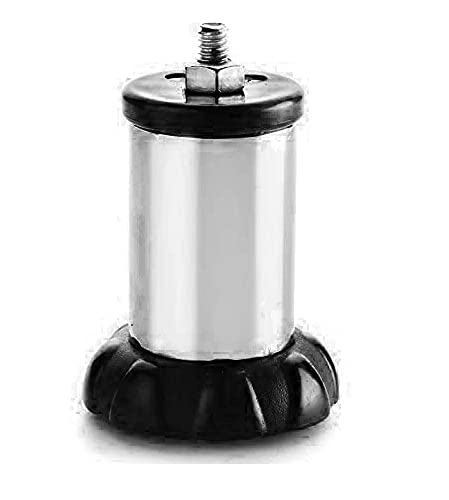 D Dhananjay Anti Slip LPG Stove Legs, 4-Pieces, Anti Skid for All Brand LPG Stove, Best Combination Plastic and Stainless Steel (Black)