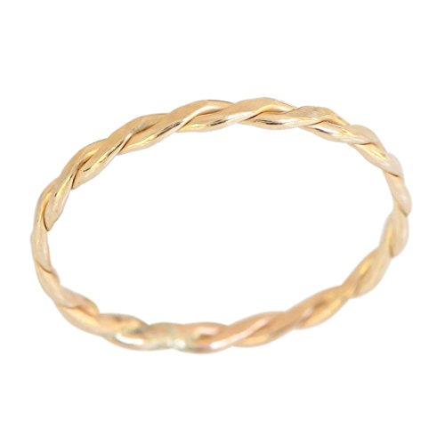 14k Gold Filled Braid Toe Ring (3.5)