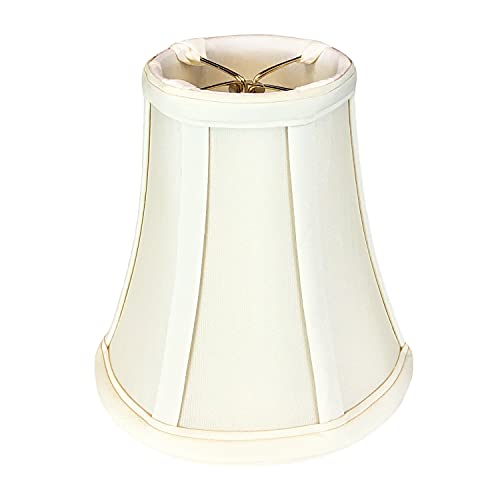 Image of Royal Designs, Inc. BSO-704FC-6EG True Bell Basic Lamp Shade with Flame Clip, 3.5 x 6 x 6.25, Eggshell