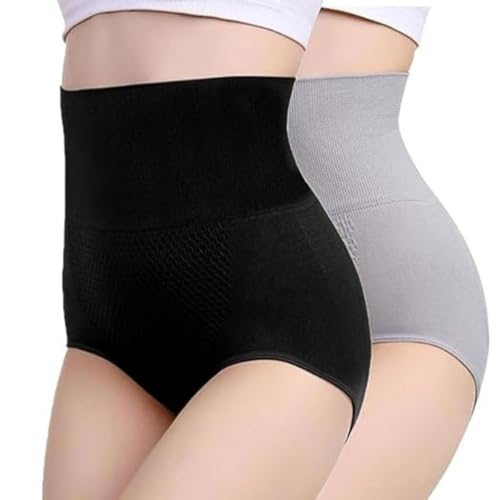 Image of KROYWEN Cotton High Waist Panties Tummy Control Underwear Ladies Briefs Shapewear Double Layer Half Body Shaper Underwear for Women Tummy Control | Body Shaper | Breathable & Comfortable