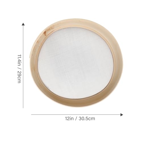 Handheld Flour Sifter Fine Mesh Flour Strainer Sieve Baking Kitchen Sifter Sugar Flour Bread Flour Food Cake Sifter Round Mesh Strainer Mesh - Image 3