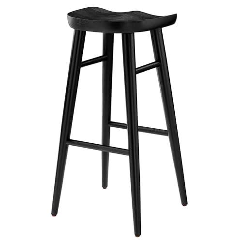 Modway EEI-6740-BLK Saville Butacos de Barra Sin Respaldo de Madera - Juego de 2, Negro miniatura 6