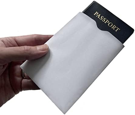 5 X RFID Blocking Sleeve NFC Anti Scan ID Passport Holder Case - Foto 6