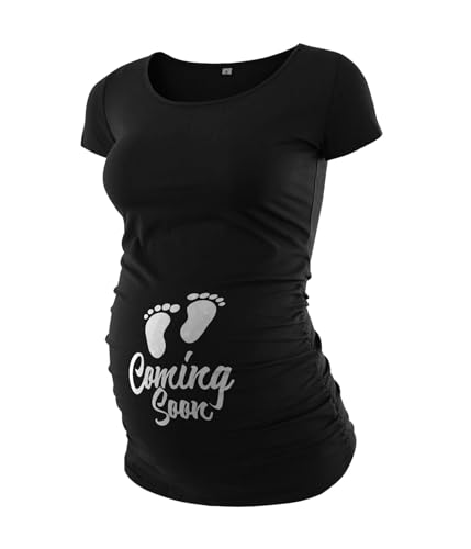 Pregnancy Shirts for Women - Maternity Gift for Pregnant Women Soft Comfortable Sides Ruched Tops & Tees