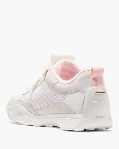 kate spade new york Women's K as in Kate Sneaker, True White/Pastry Pink Multi, 104