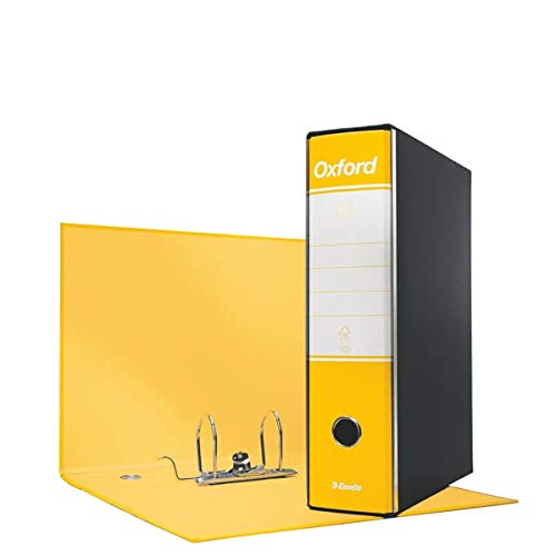 Registratore Oxford G85 - dorso 8 cm - protocollo - giallo - Esselte