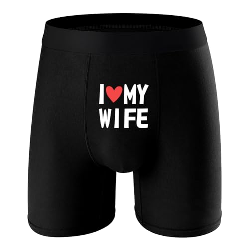 Sexy Code 1701 Men's Boxer Briefs Long Leg Underwear with Novelty Pattern Printing - Fun Shorts Comfortable & Soft