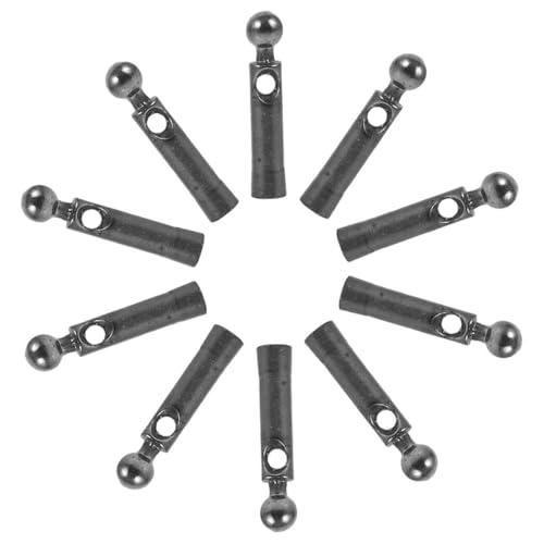 Milisten Cuentas Metálicas Base Del Paraguas 1.8 Mm, Puntas De Repuesto Para Paraguas De Lluvia y Sol, 20 Piezas Para Reparación De Varillas, Accesorio Duradero y Compatible