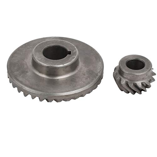 Image of uxcell 90 Degree Shaft Angle Replacement Part Spiral Bevel Helical Gear Set 3pcs