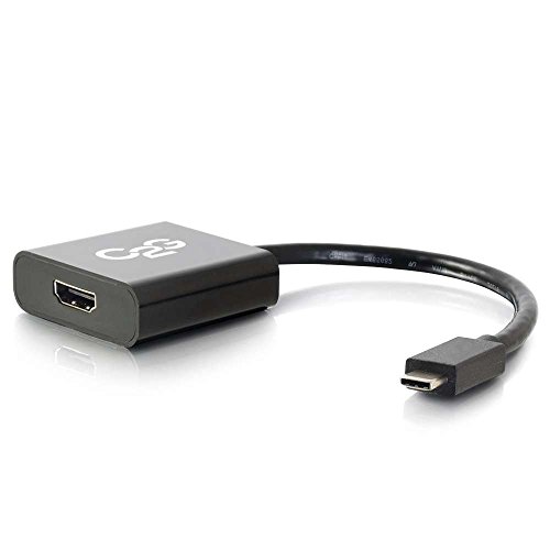 C2G USB Adapter, USB C to Display Port Adapter Converter, Black, Cables to Go 29474