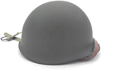 Military Figure Accessories-1:6 WWII US Army Metal Helmet Fit 12 Inch Model