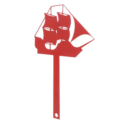 Gadpiparty Bandiere per Cassette Postali in Ferro Robusto a Forma di Nave Decorazione Vintage per Cortile e Accessori per Cassette Postali da Esterno