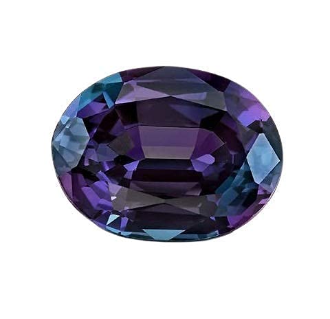 Alexandrite pierre précieuse violette 14,25 Ratti ovale AMZ14243 pour bijoux
