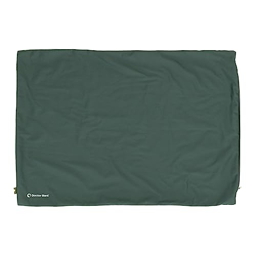 Doctor Bark Country Kissen Cover - Überzug Für Country Hundekissen XL - Flauschige Fleece-Liegefläche - Waschbar - GreenLabel (Cover - XL, Grün)