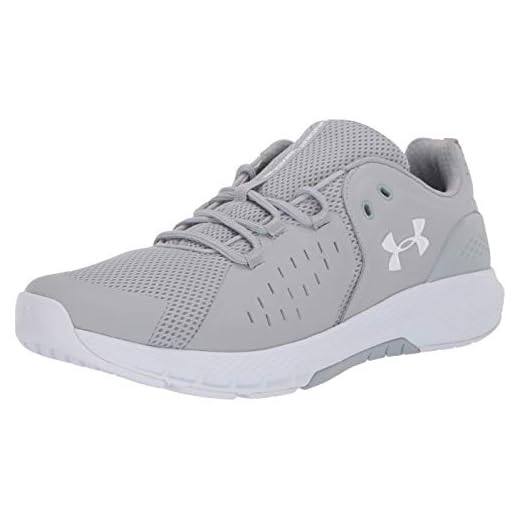 Under Armour Men's Charged Commit 2.0 Cross Trainer Running Shoe, Mod Gray (102)/White, 8.5