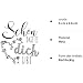 Rayher Holzstempel 'Einladung', 7 X 10 Cm – Mit Inspirierendem Text, Für Karten & Geschenke
