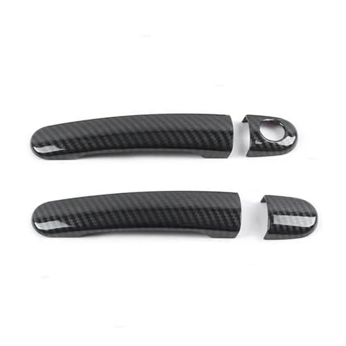 Cubiertas de manija exterior en negro elegante para Seat Leon MK1
